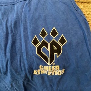 Standard blue claw tank tee shirt